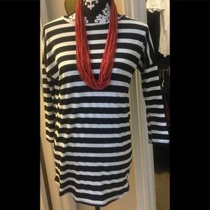 Black & White Stripe California Tunic